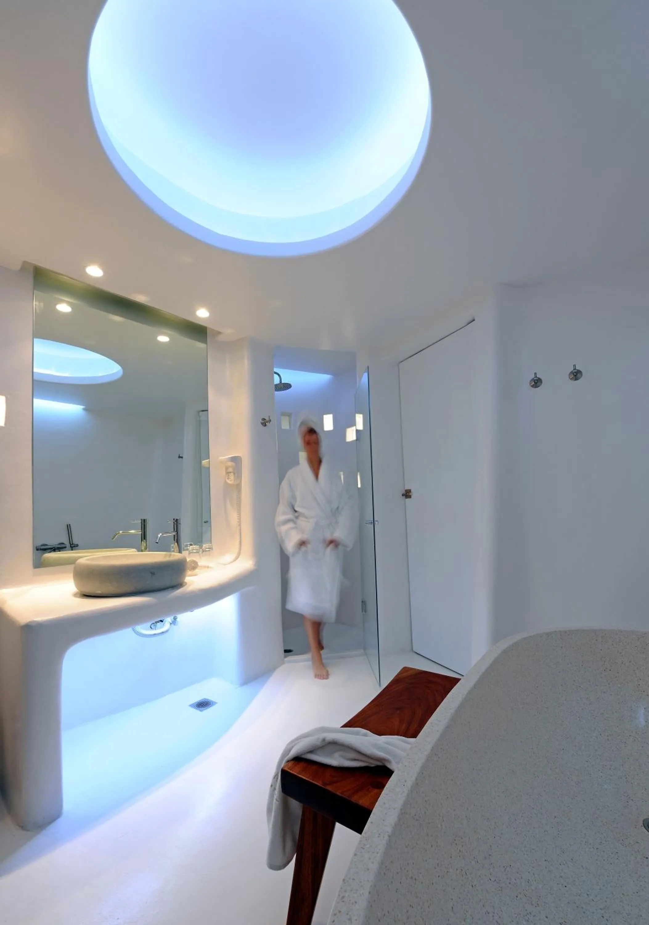 Bathroom in Andronikos Hotel