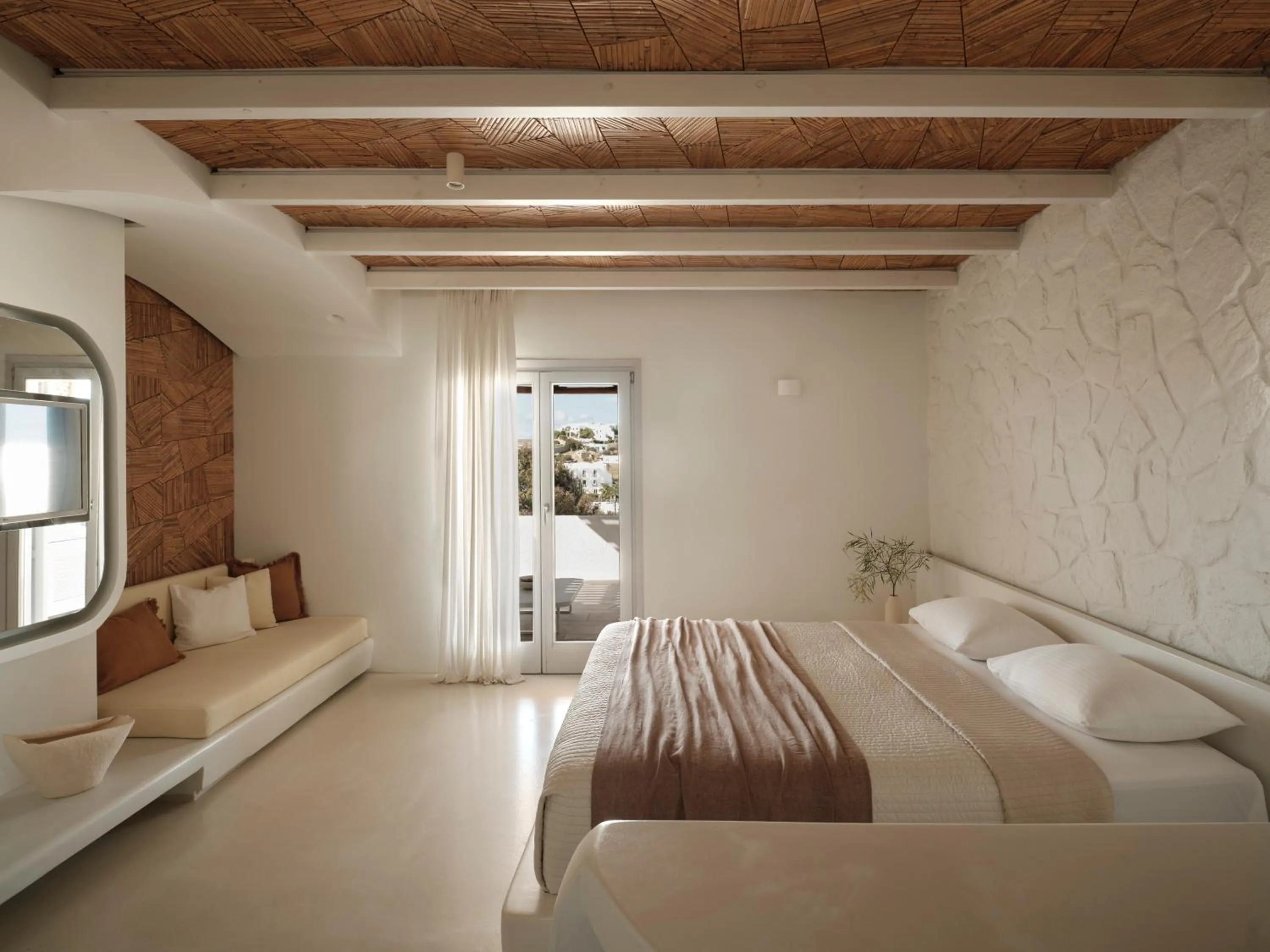 Bed in Andronikos Hotel