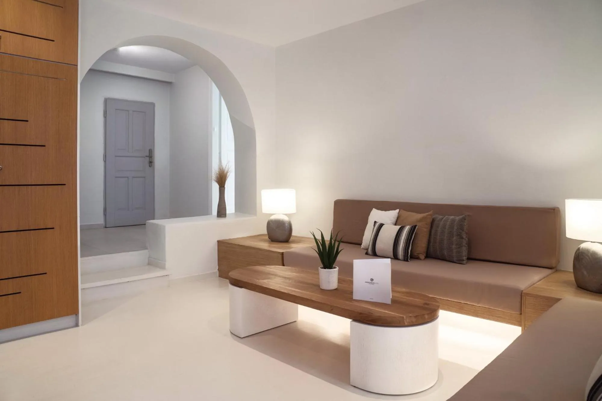 Seating area in Andronikos Hotel