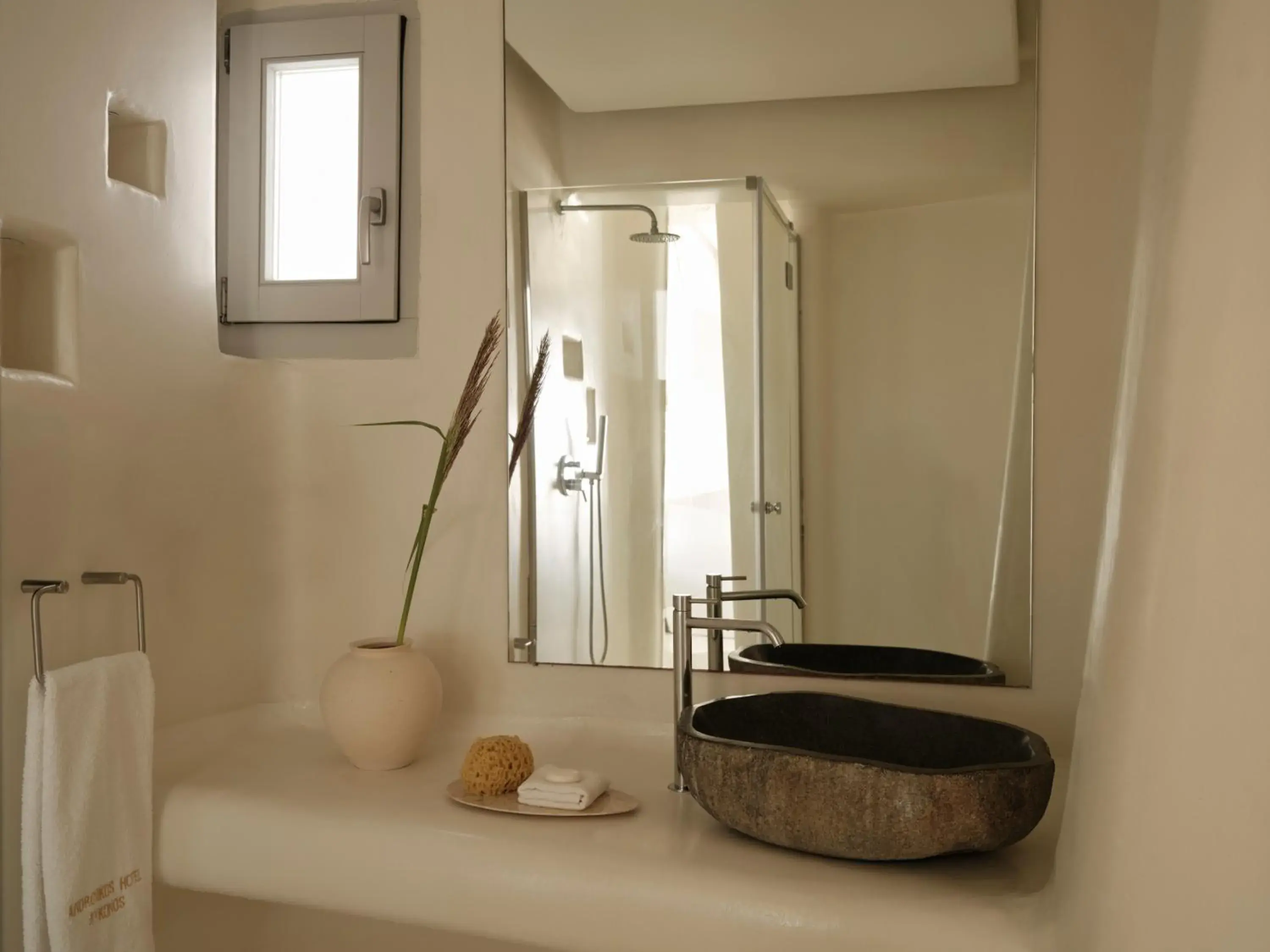 Bathroom in Andronikos Hotel Bathroom in Andronikos Hotel