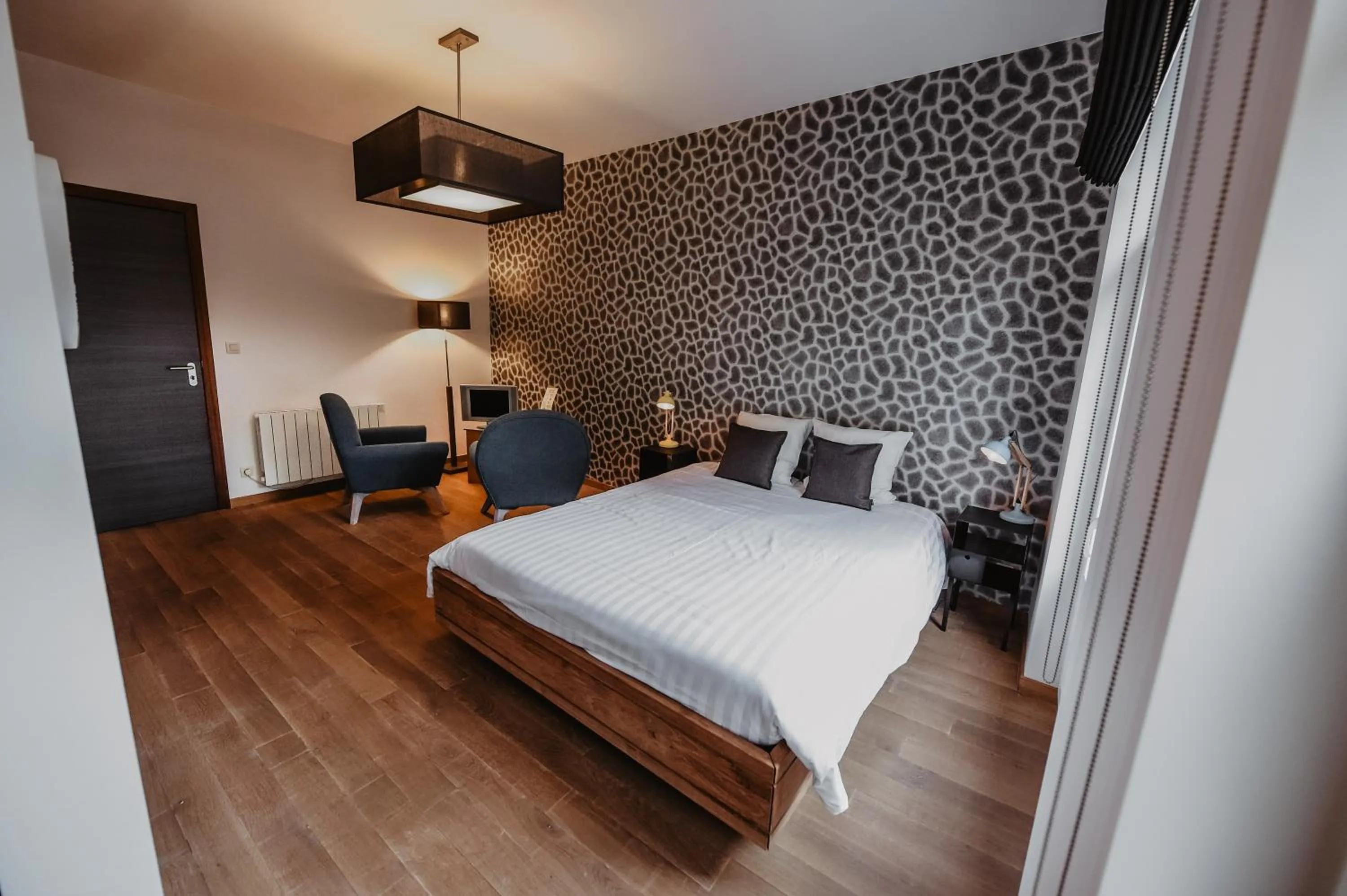 Bed in Côté Sax bed and breakfast