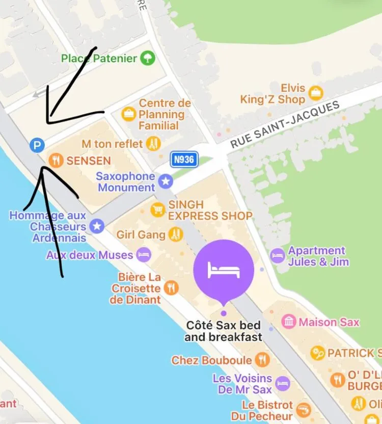 Côté Sax bed and breakfast