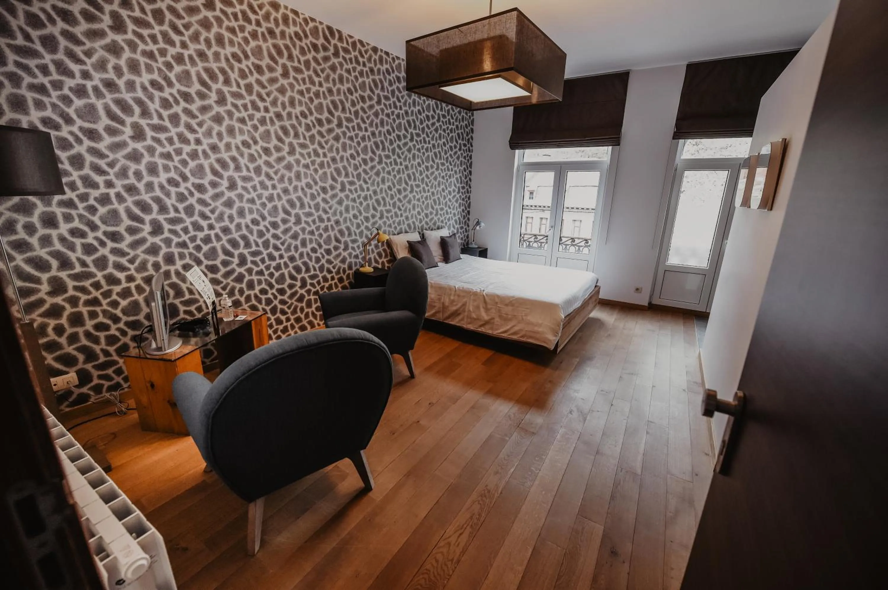 Bed in Côté Sax bed and breakfast