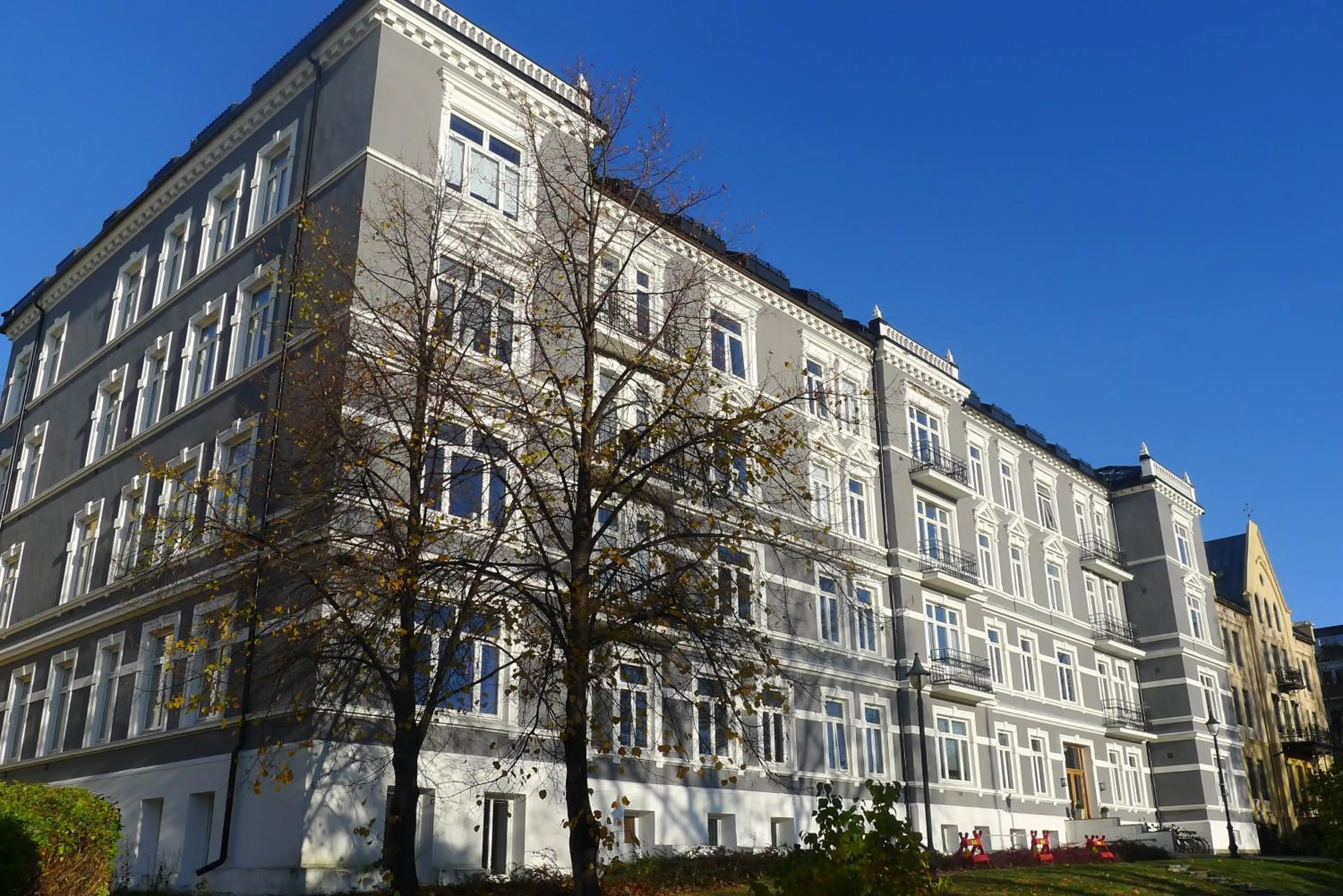 Facade/entrance in Frogner House - Bogstadveien