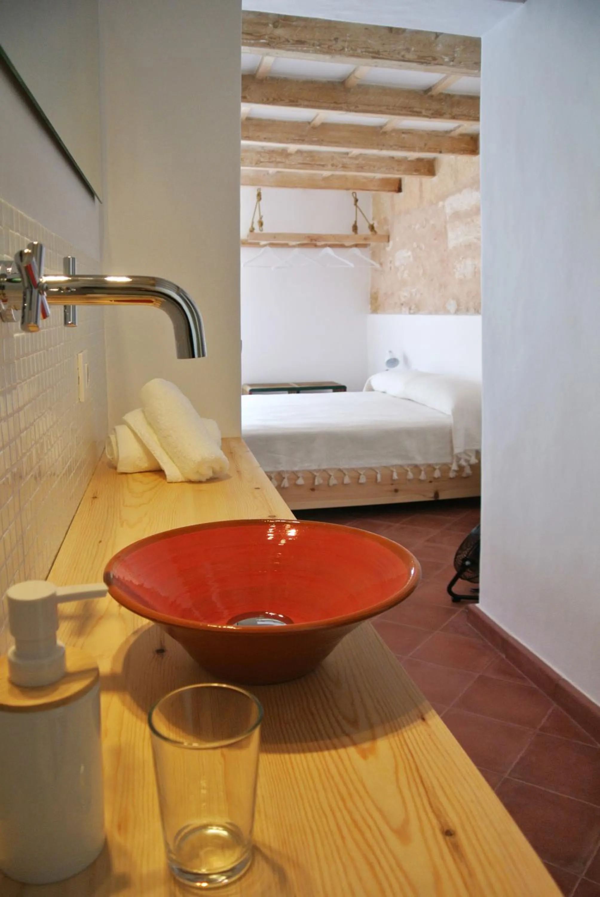 Bathroom, Bed in HoMe Hotel Menorca