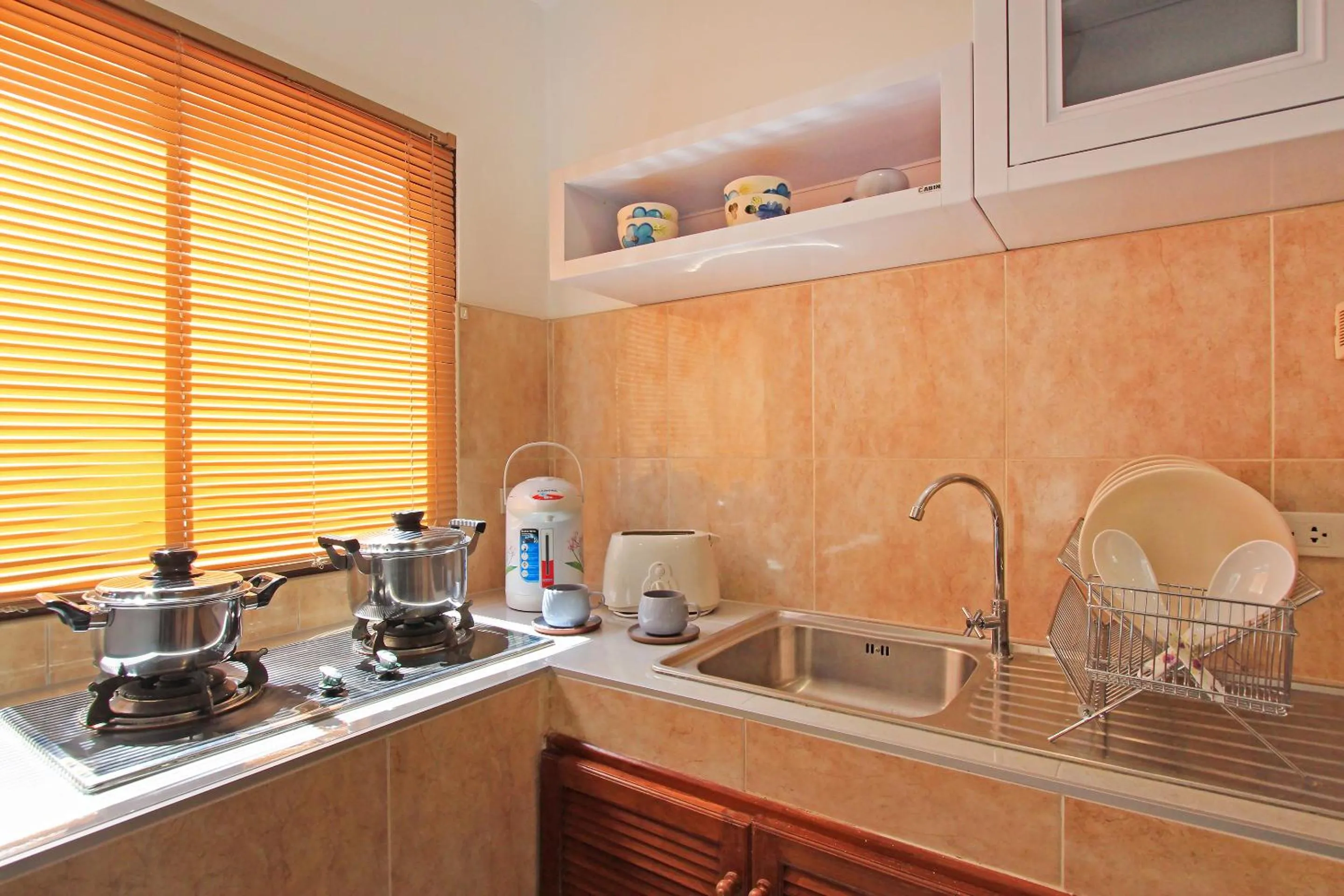 Kitchen or kitchenette in Soleil D'asie Residence