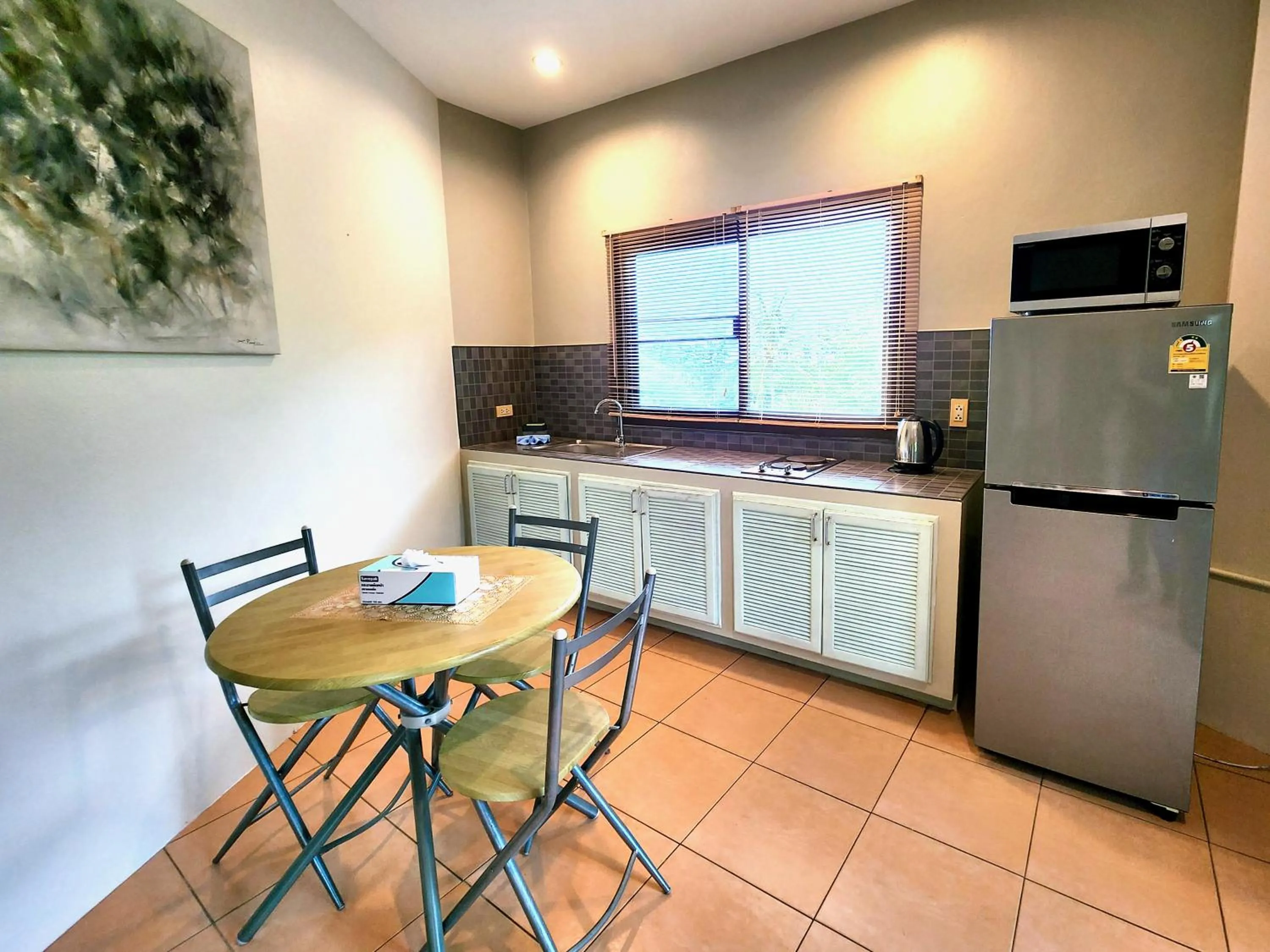 Kitchen or kitchenette in Soleil D'asie Residence