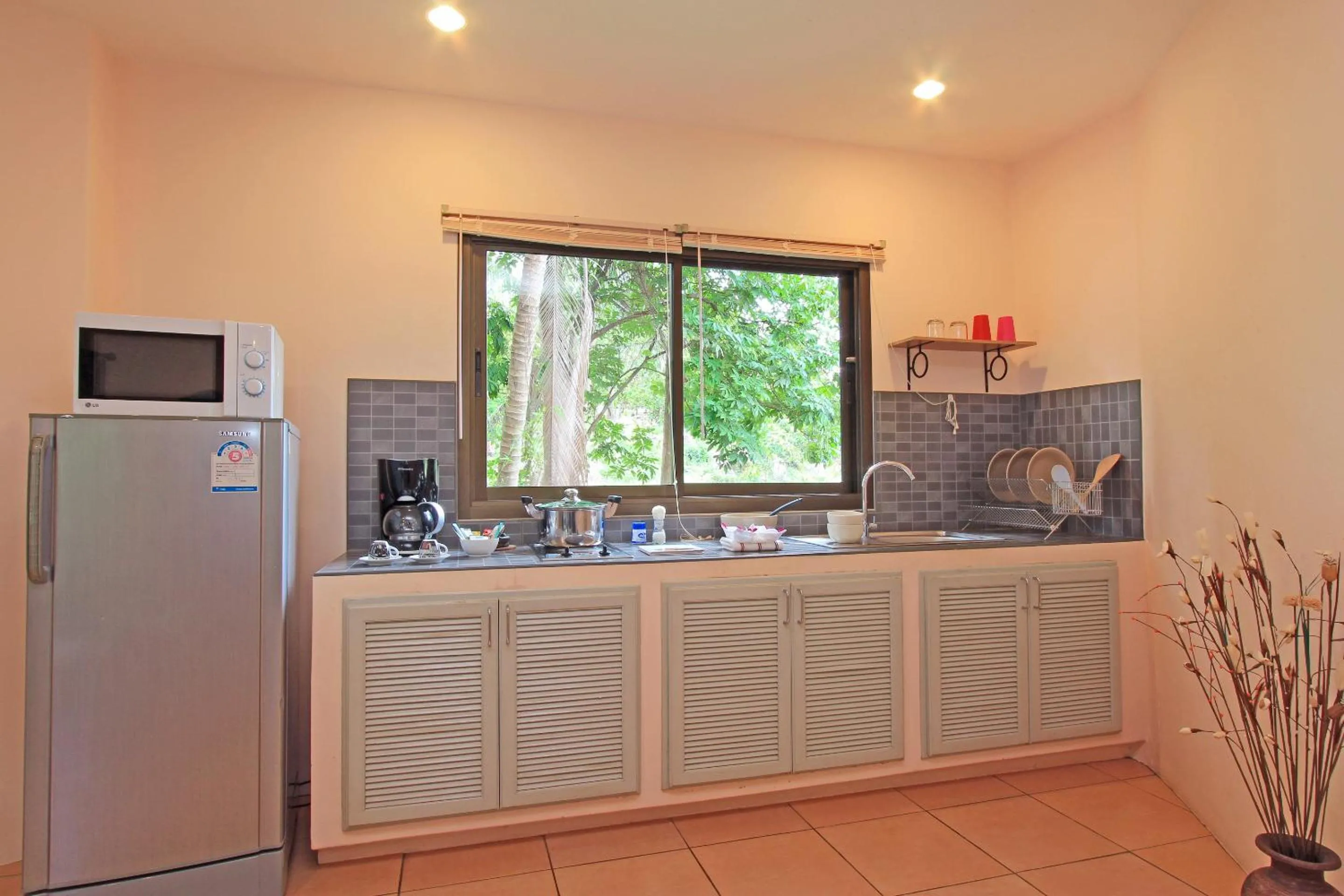 Kitchen or kitchenette in Soleil D'asie Residence