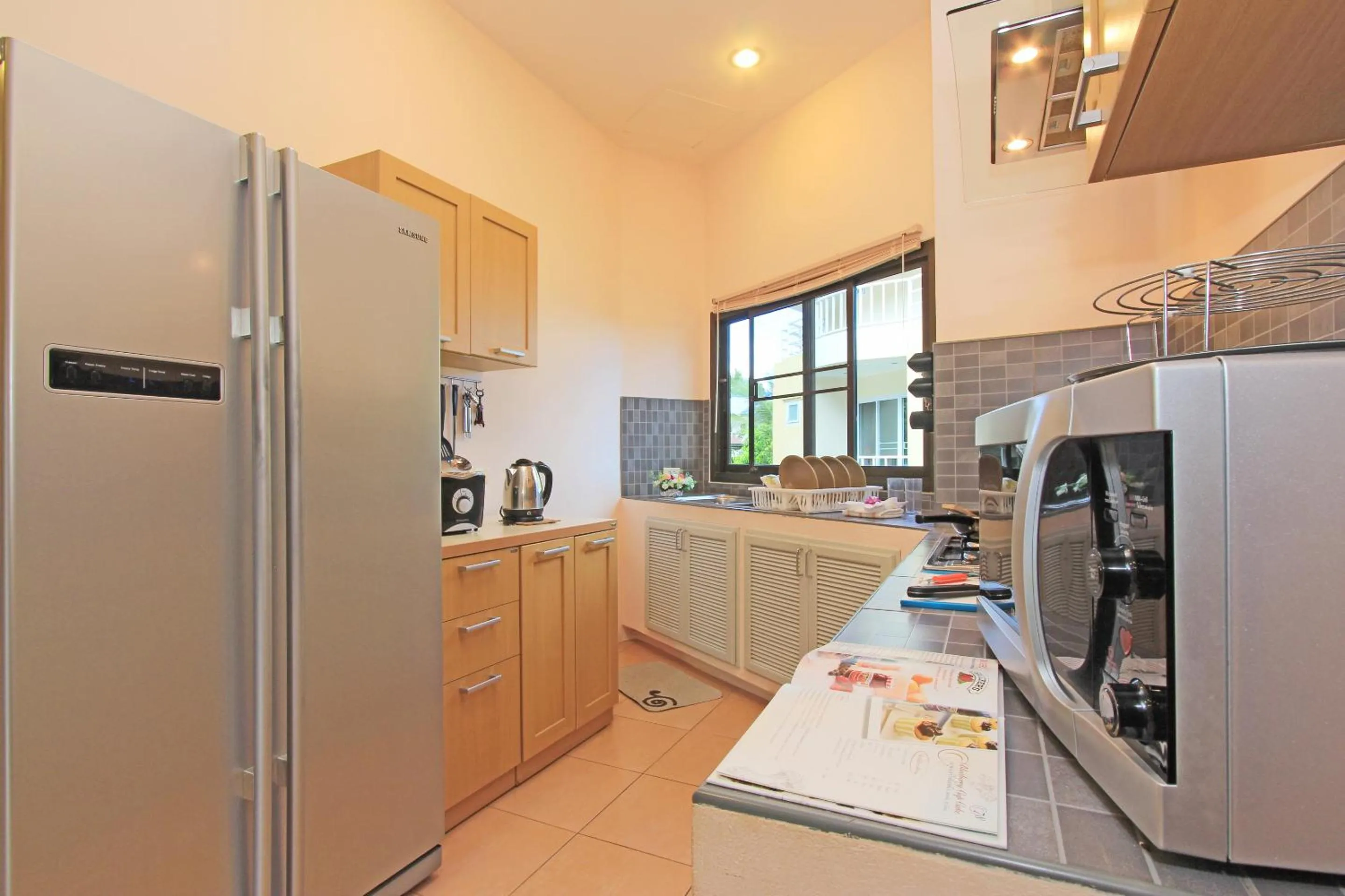 Kitchen or kitchenette in Soleil D'asie Residence