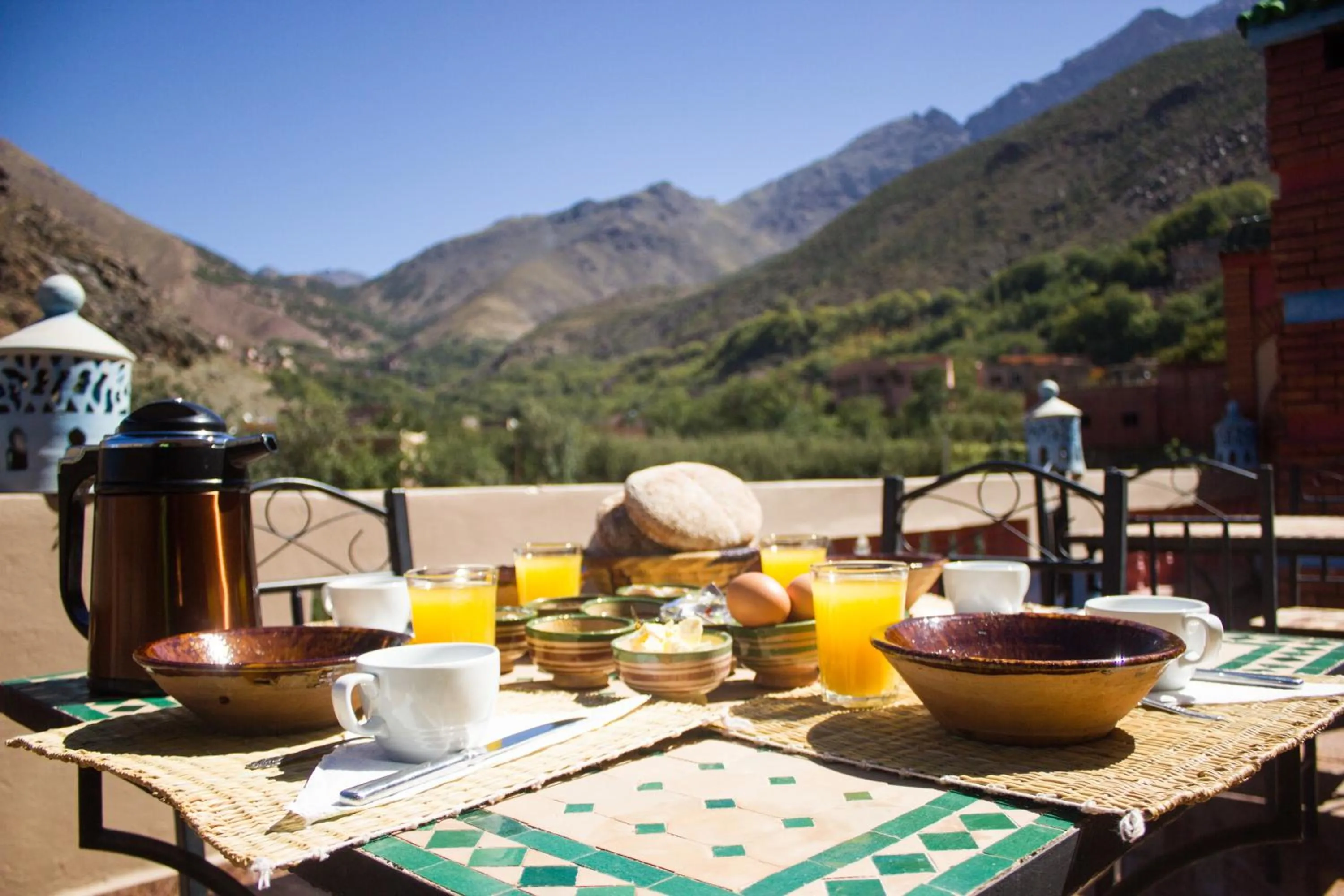 Garden in Imlil Refuge