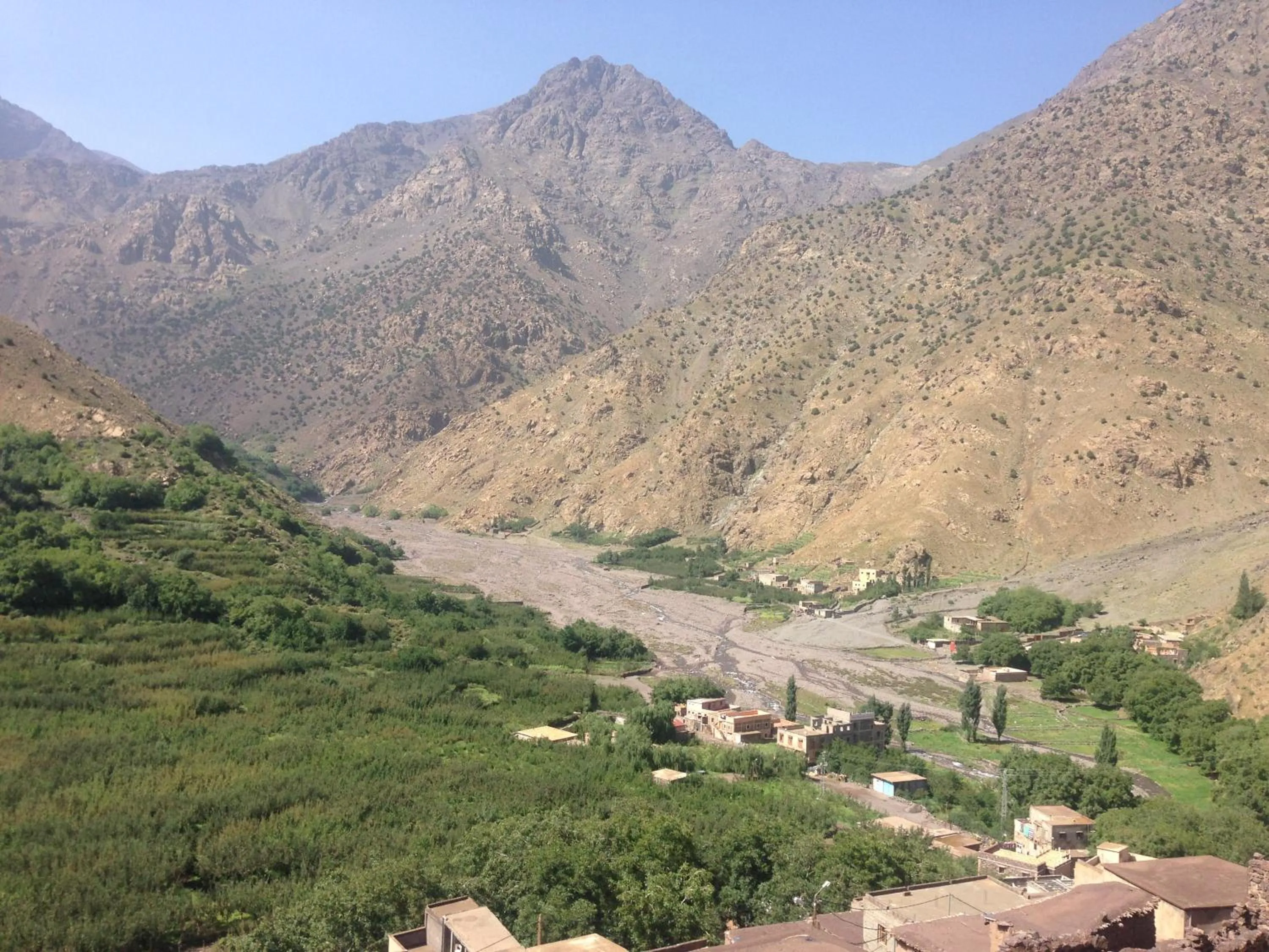 Natural landscape in Imlil Refuge