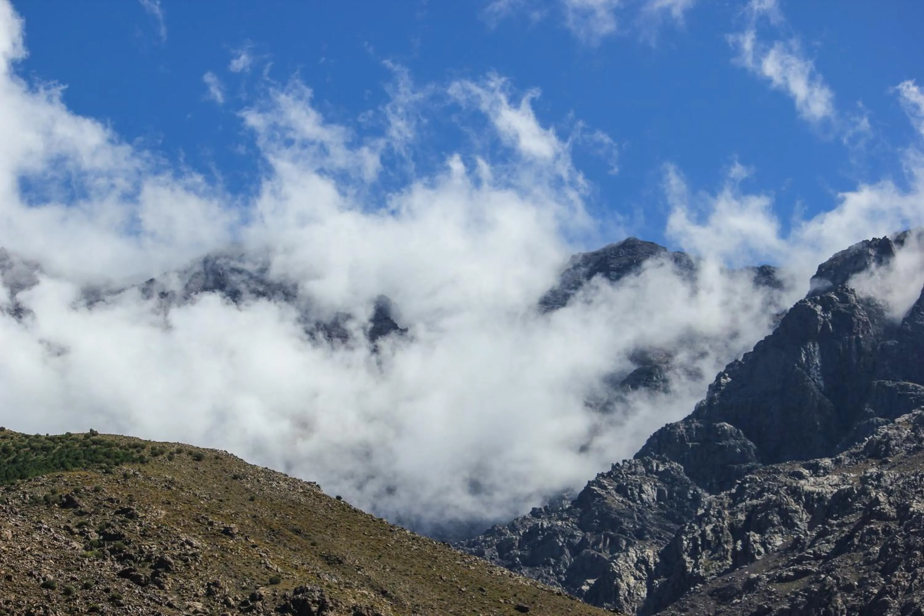 Mountain view in Imlil Refuge