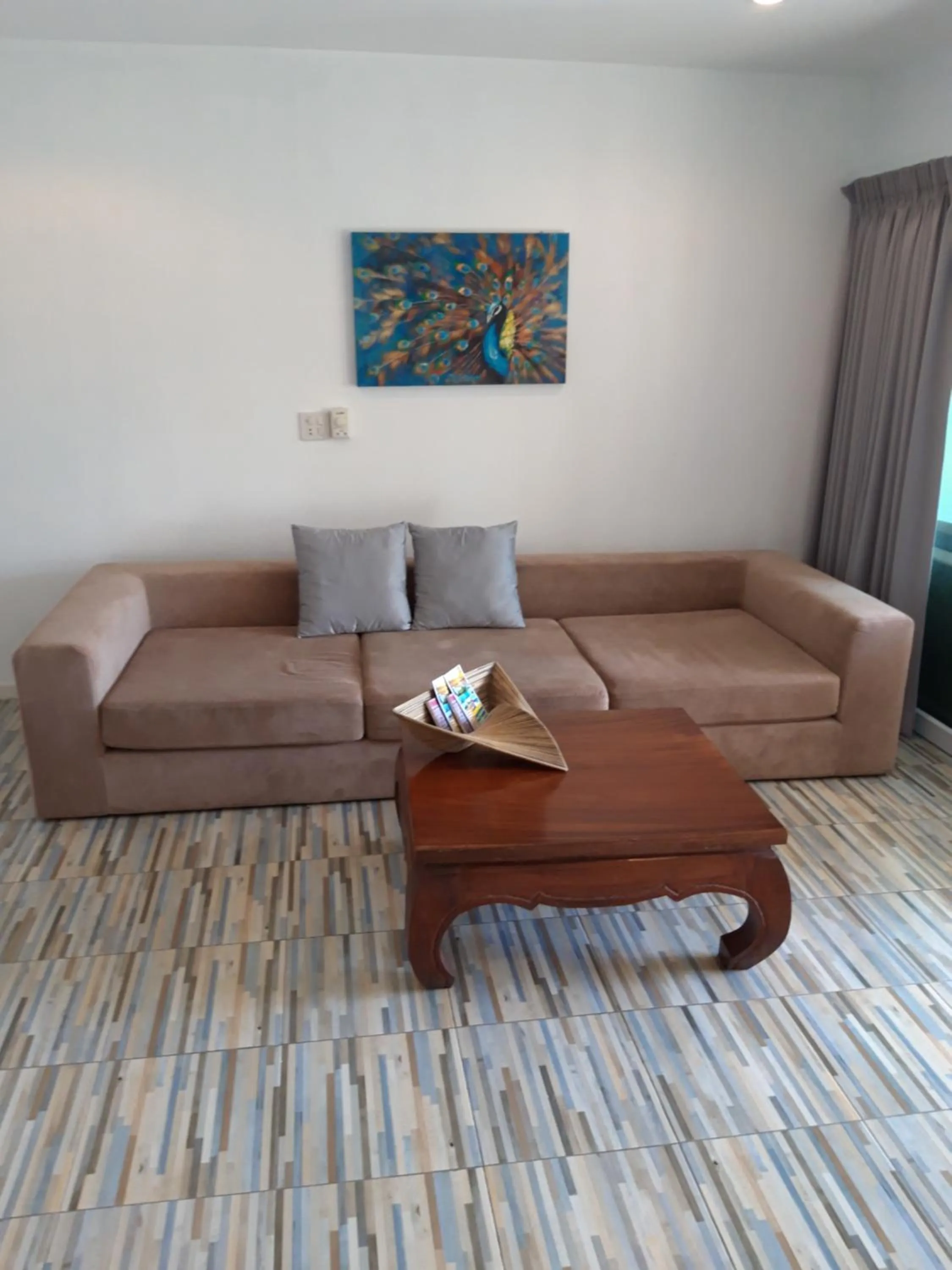 Seating area in Padel Phangan Suite