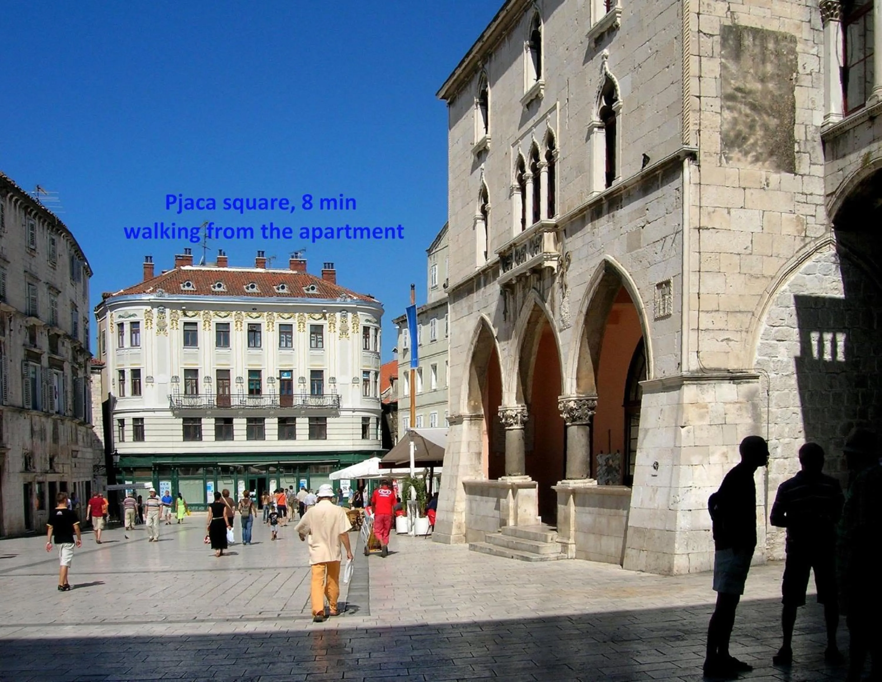 Nearby landmark in Spacious apartment Neven near center, with two ac units