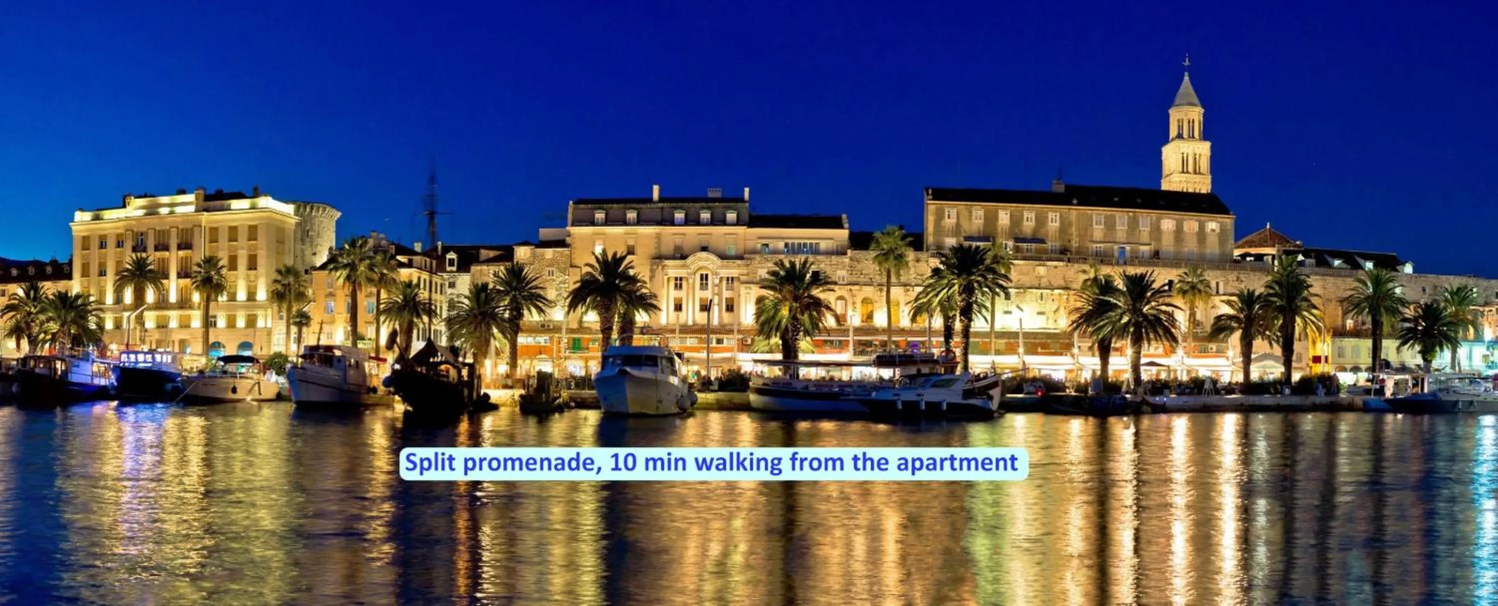 Nearby landmark in Spacious apartment Neven near center, with two ac units