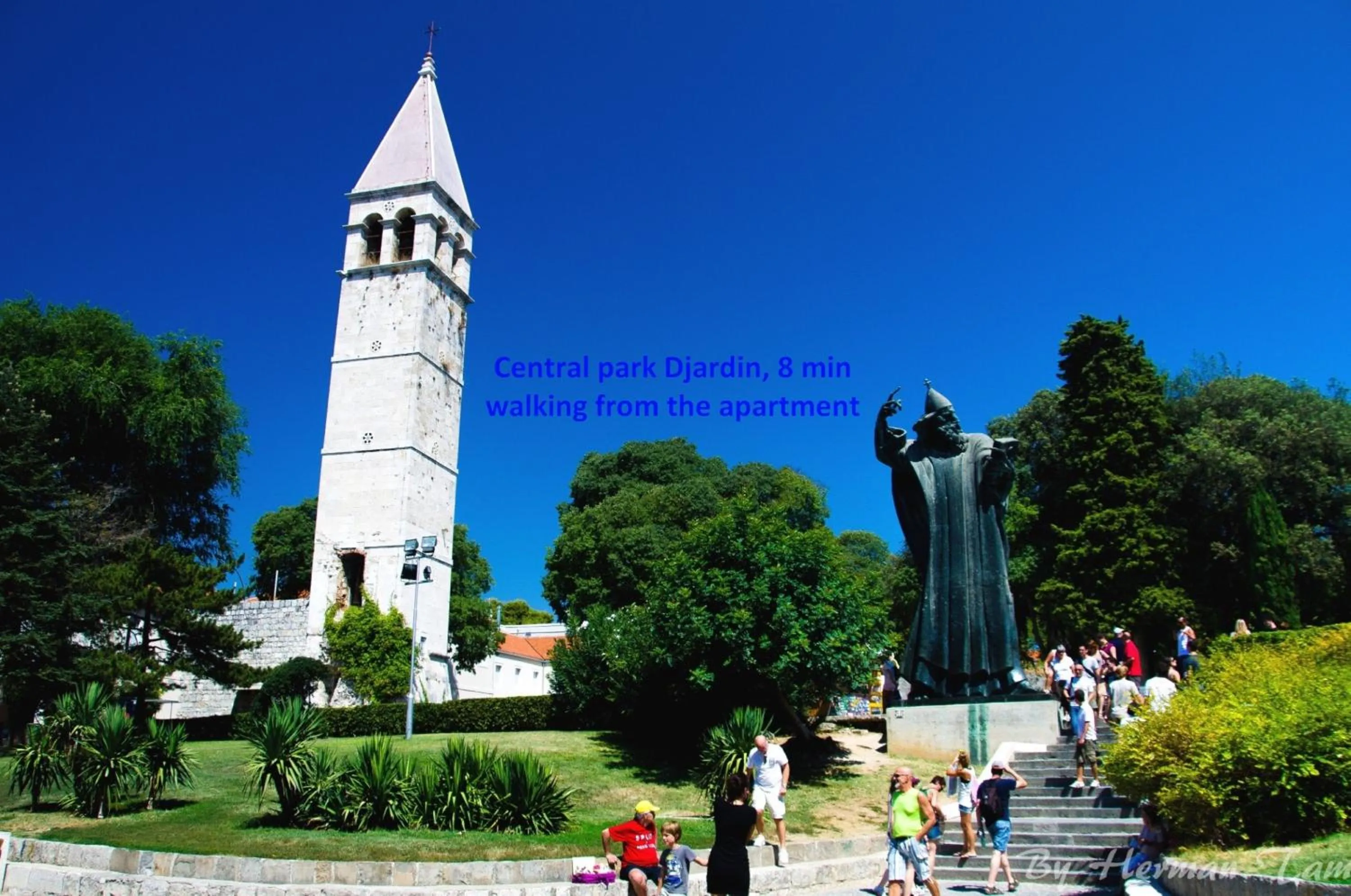 Nearby landmark in Spacious apartment Neven near center, with two ac units