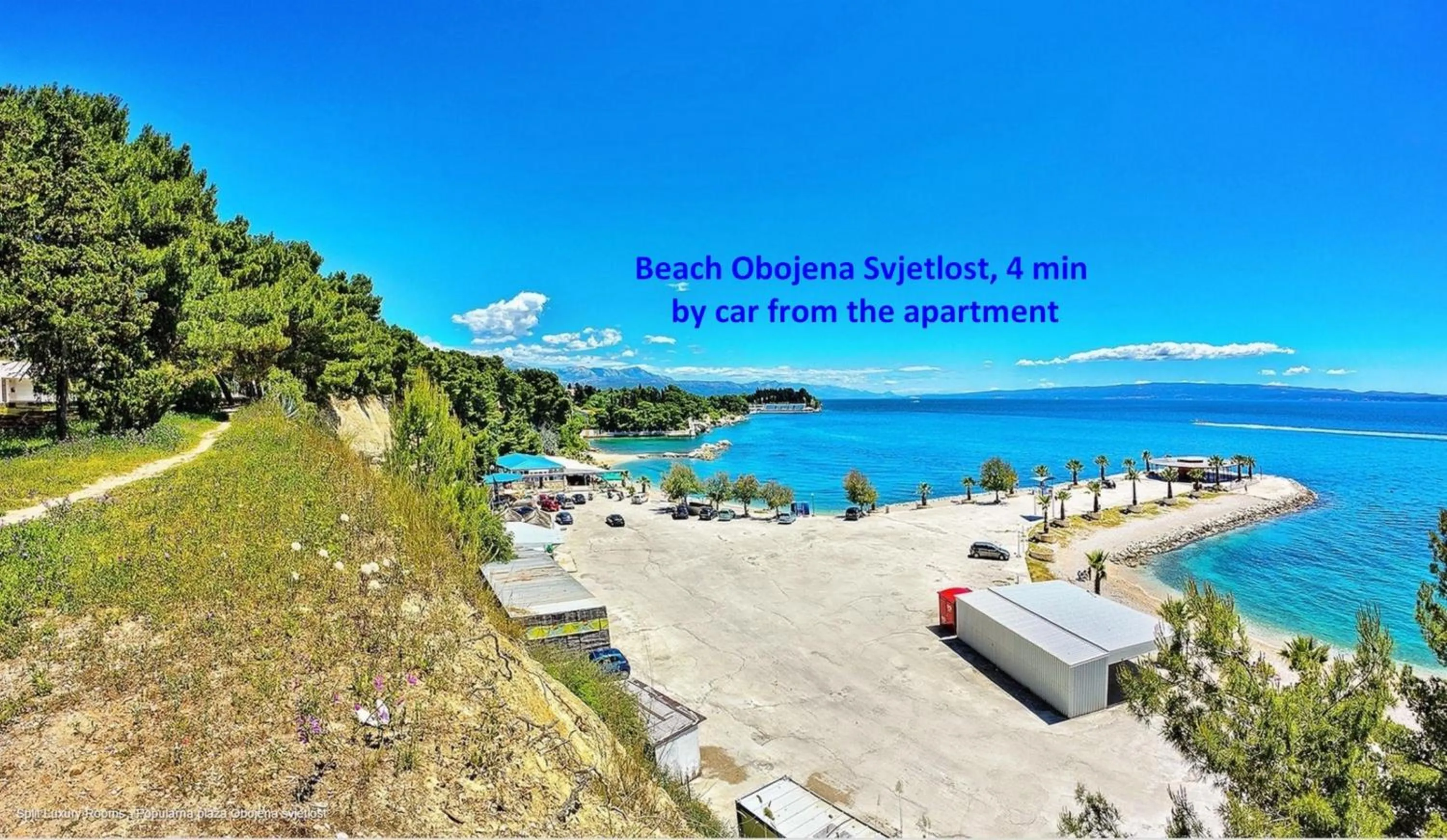 Natural landscape in Spacious apartment Neven near center, with two ac units