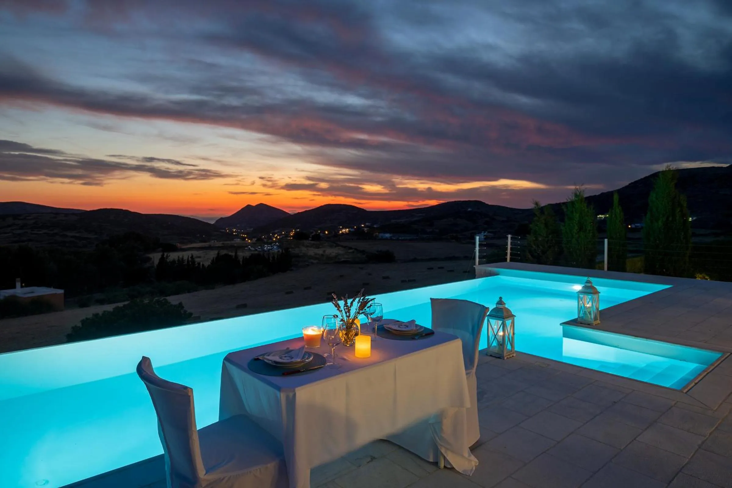 Swimming pool in Villa Casa Del Sol Syros