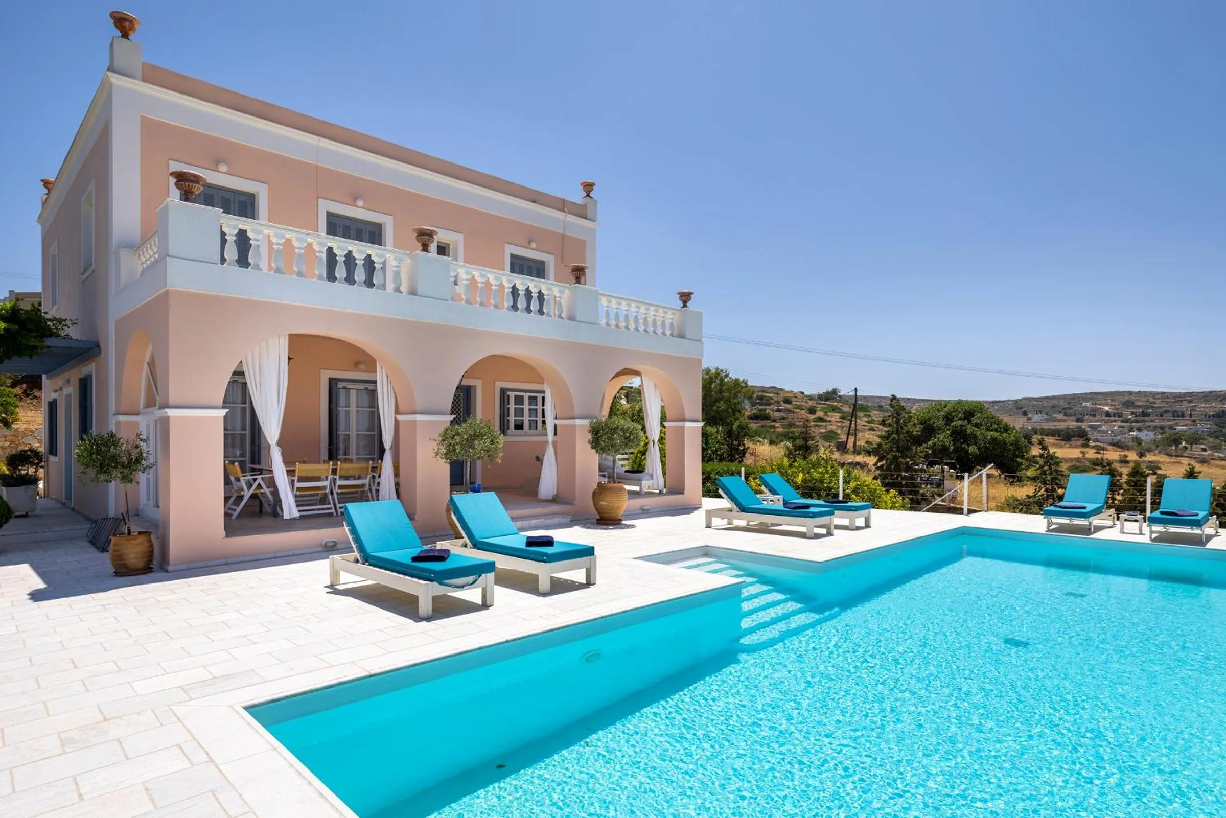 Swimming pool in Villa Casa Del Sol Syros
