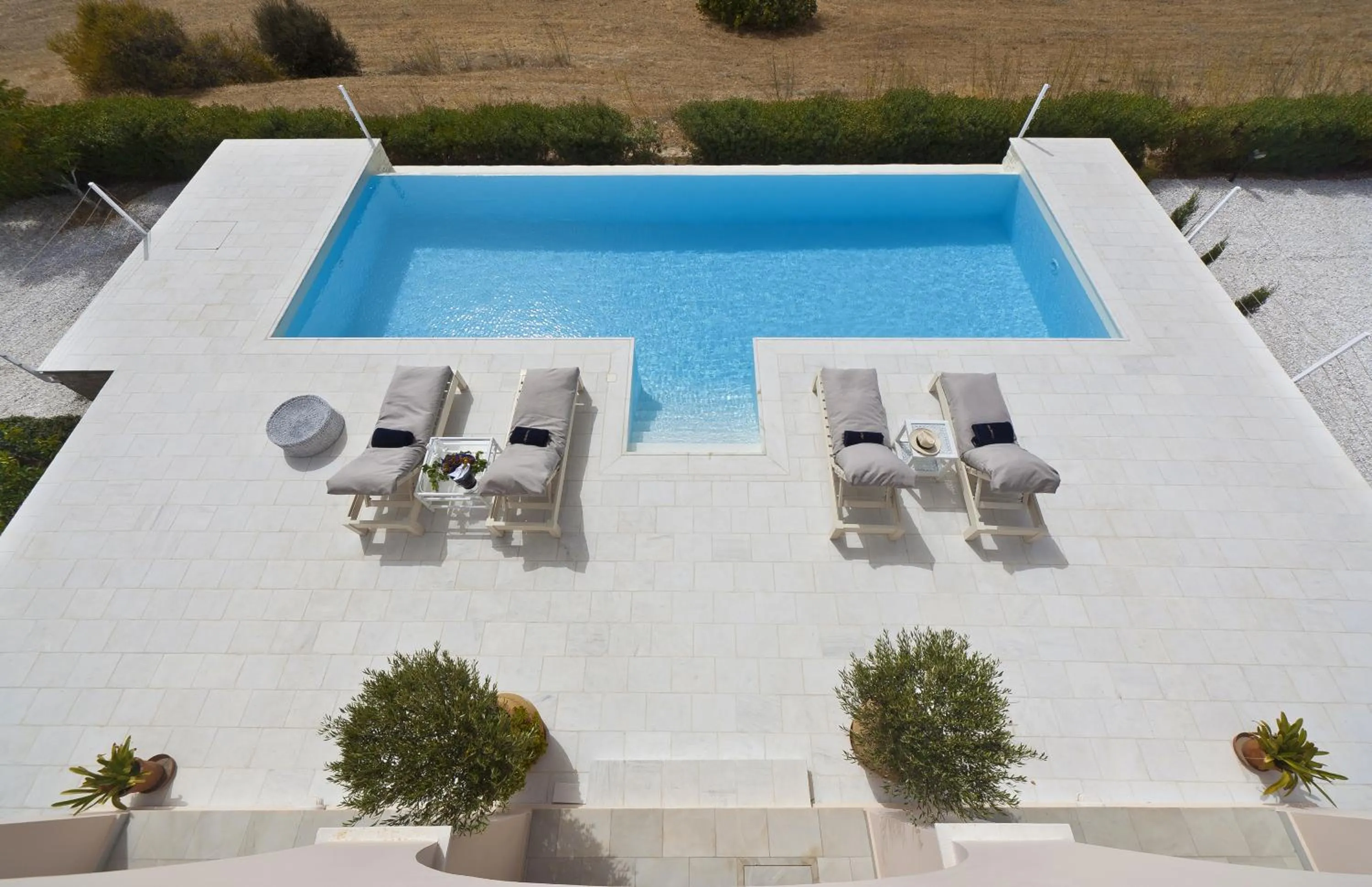 Pool view in Villa Casa Del Sol Syros