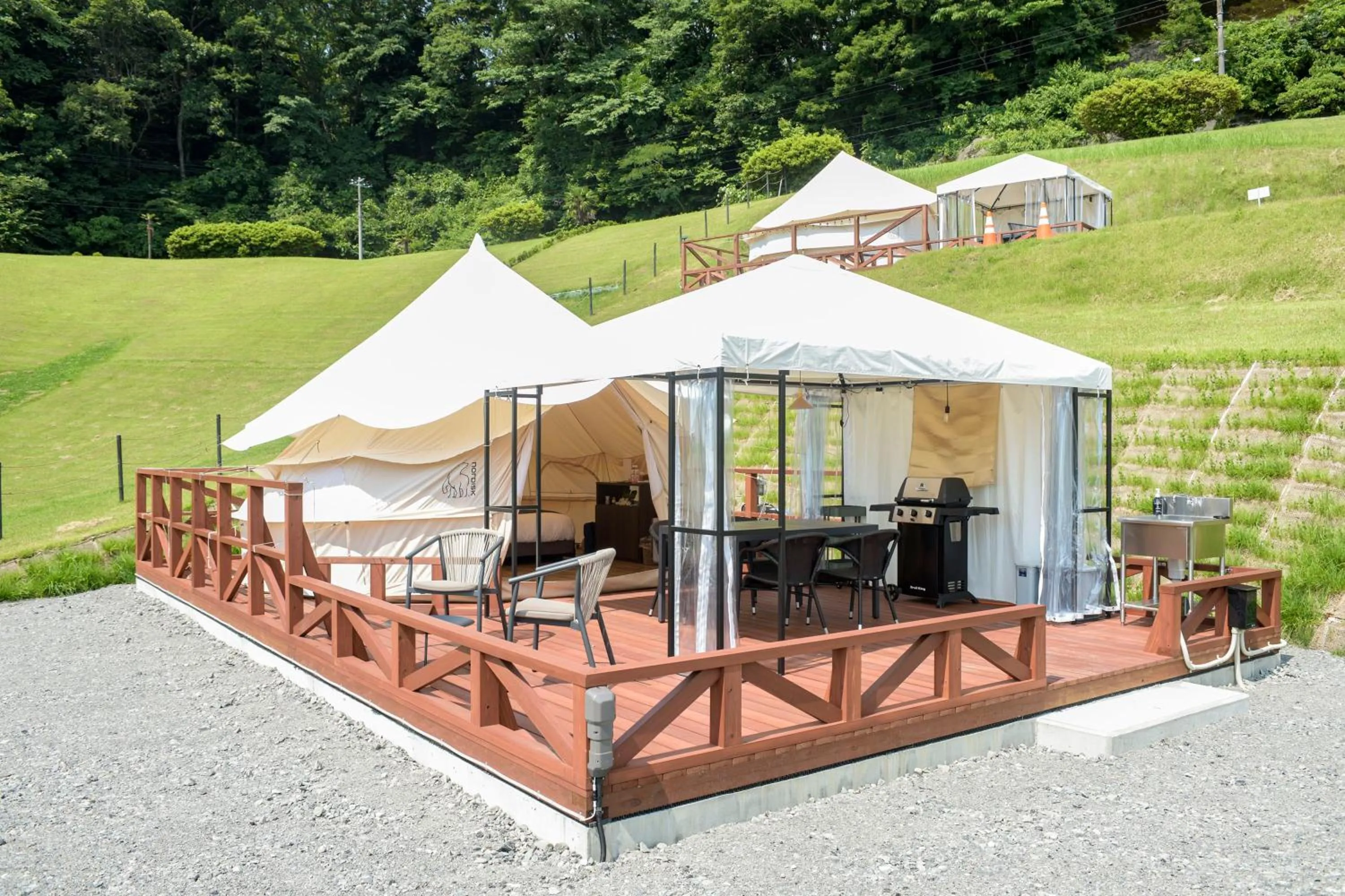 Day in Hawaiians Glamping Mauna Village