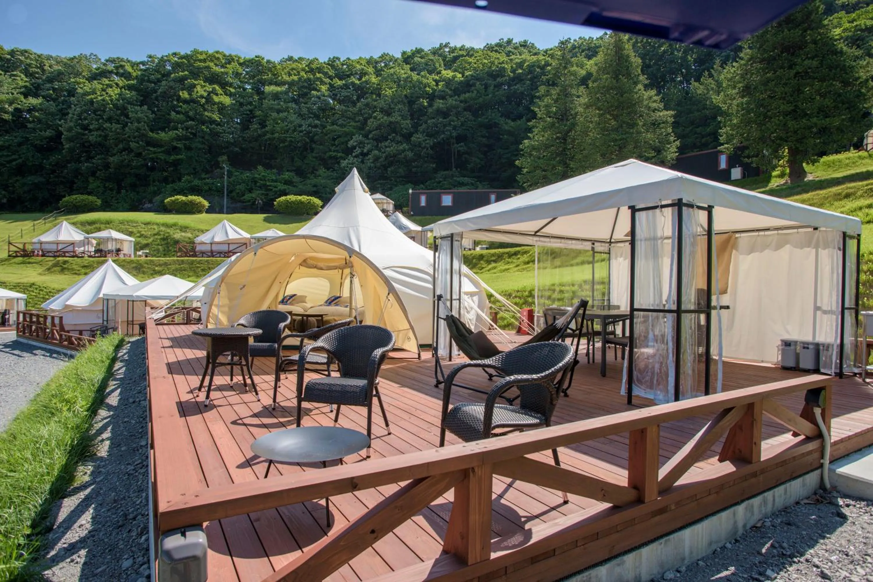 Day in Hawaiians Glamping Mauna Village