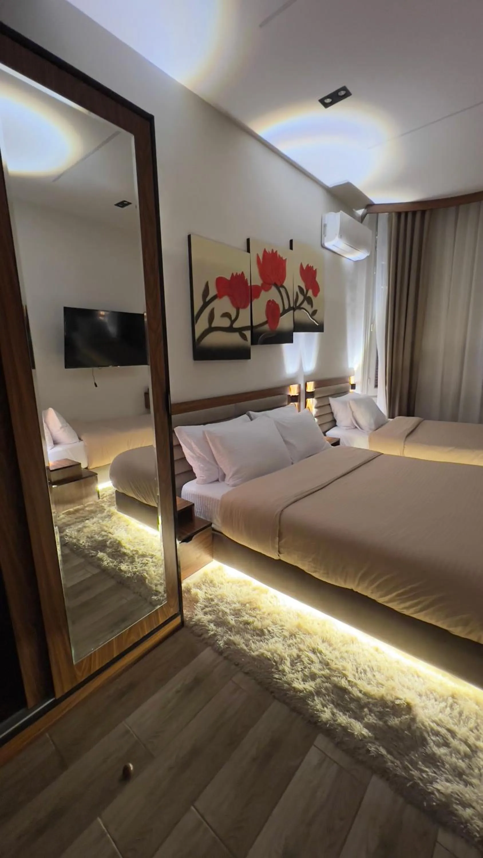 Bed in Italia Hotel Cairo