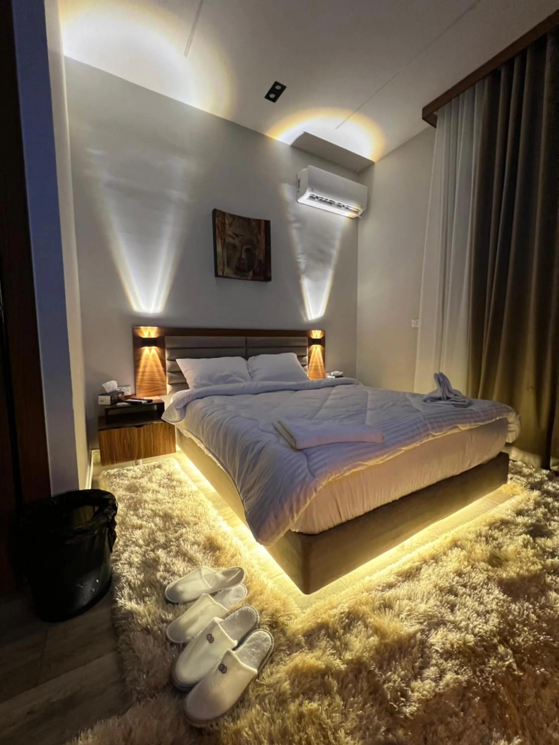 Bed in Italia Hotel Cairo