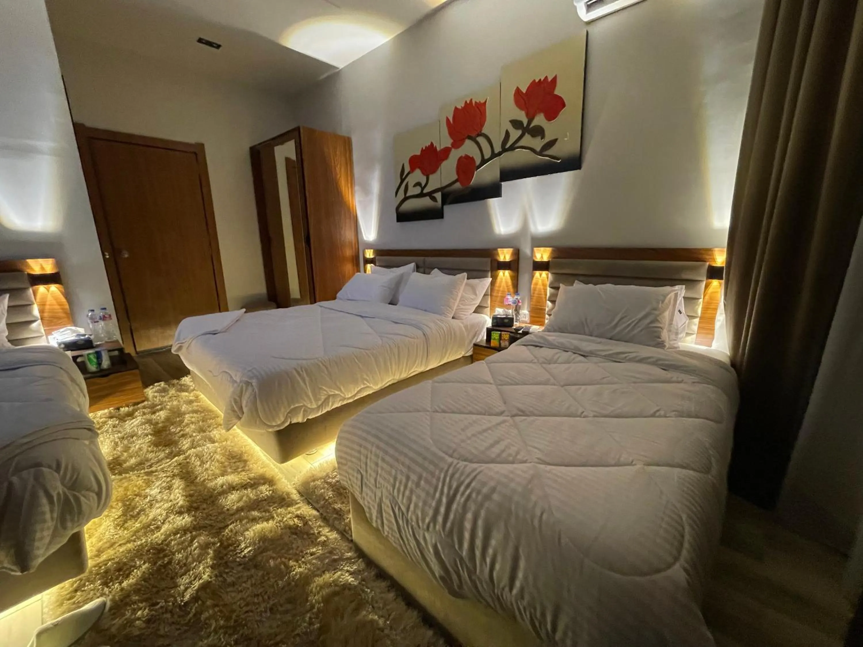 Bed in Italia Hotel Cairo