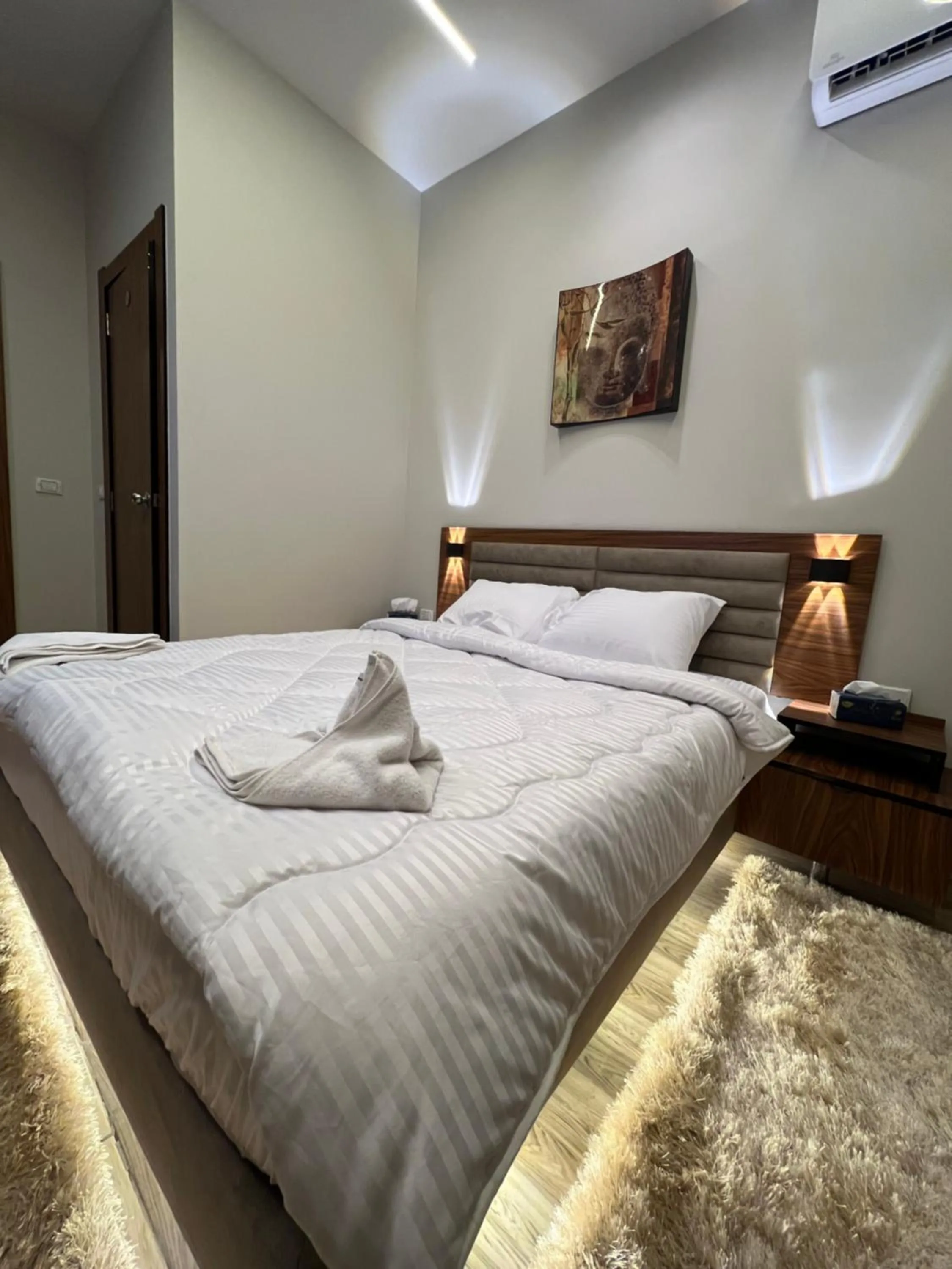 Bed in Italia Hotel Cairo