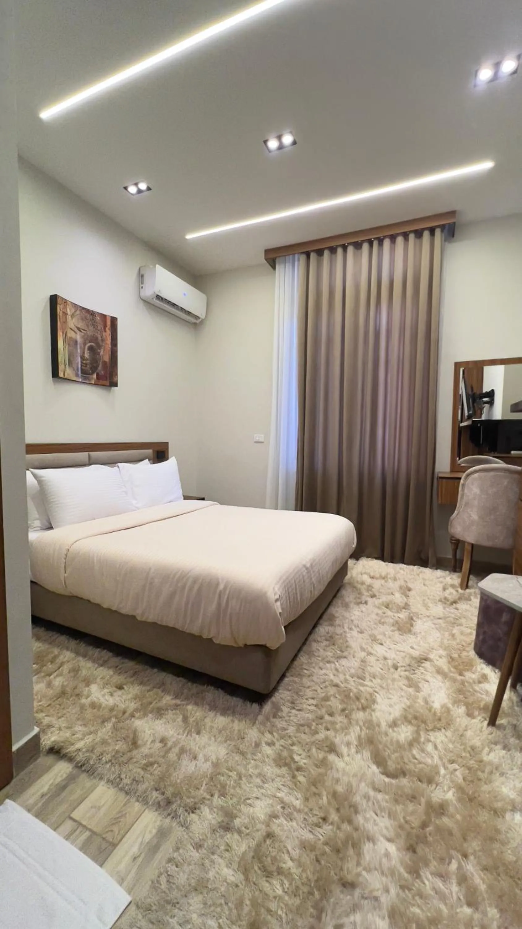 Bed in Italia Hotel Cairo