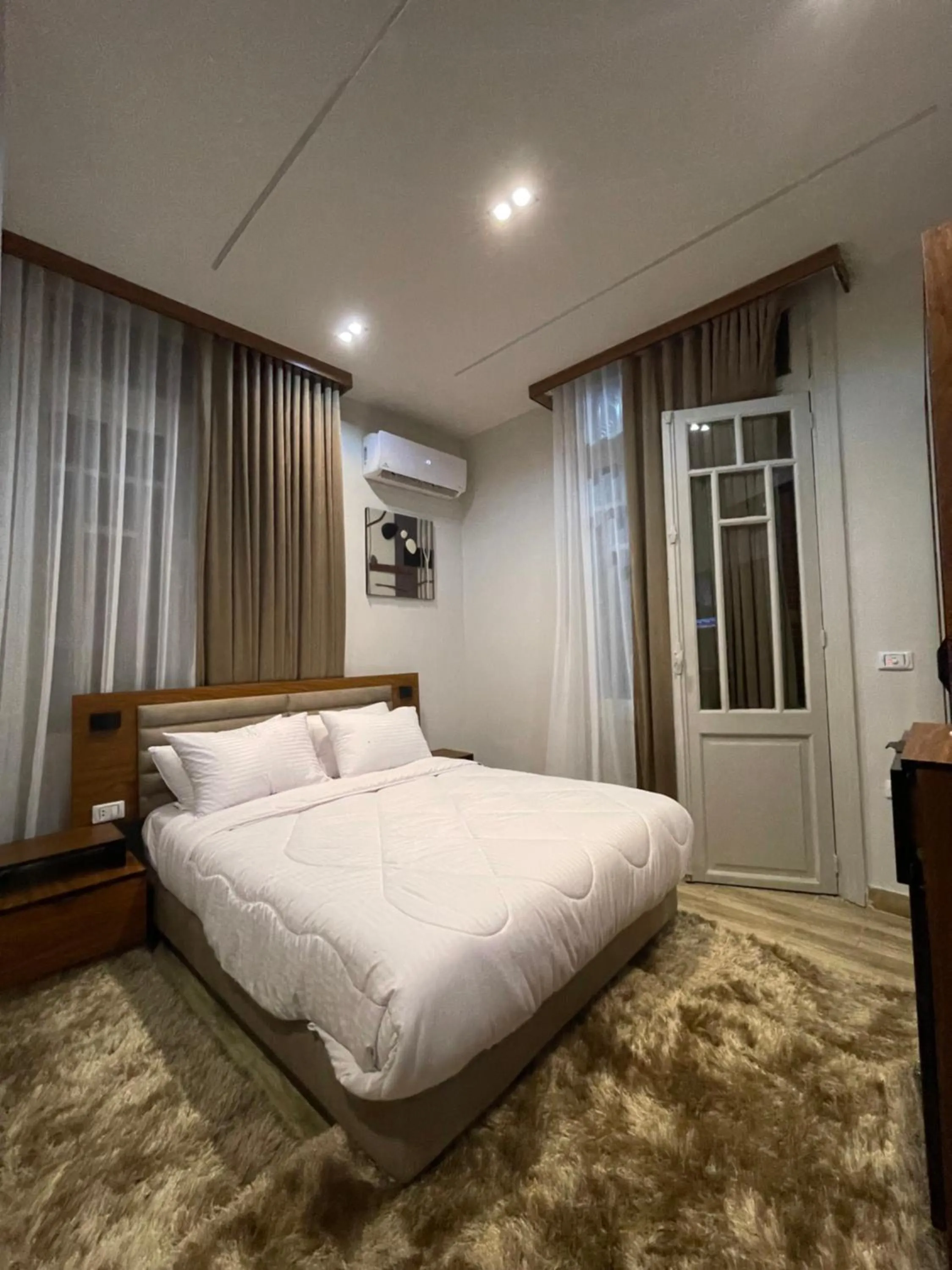 Bed in Italia Hotel Cairo