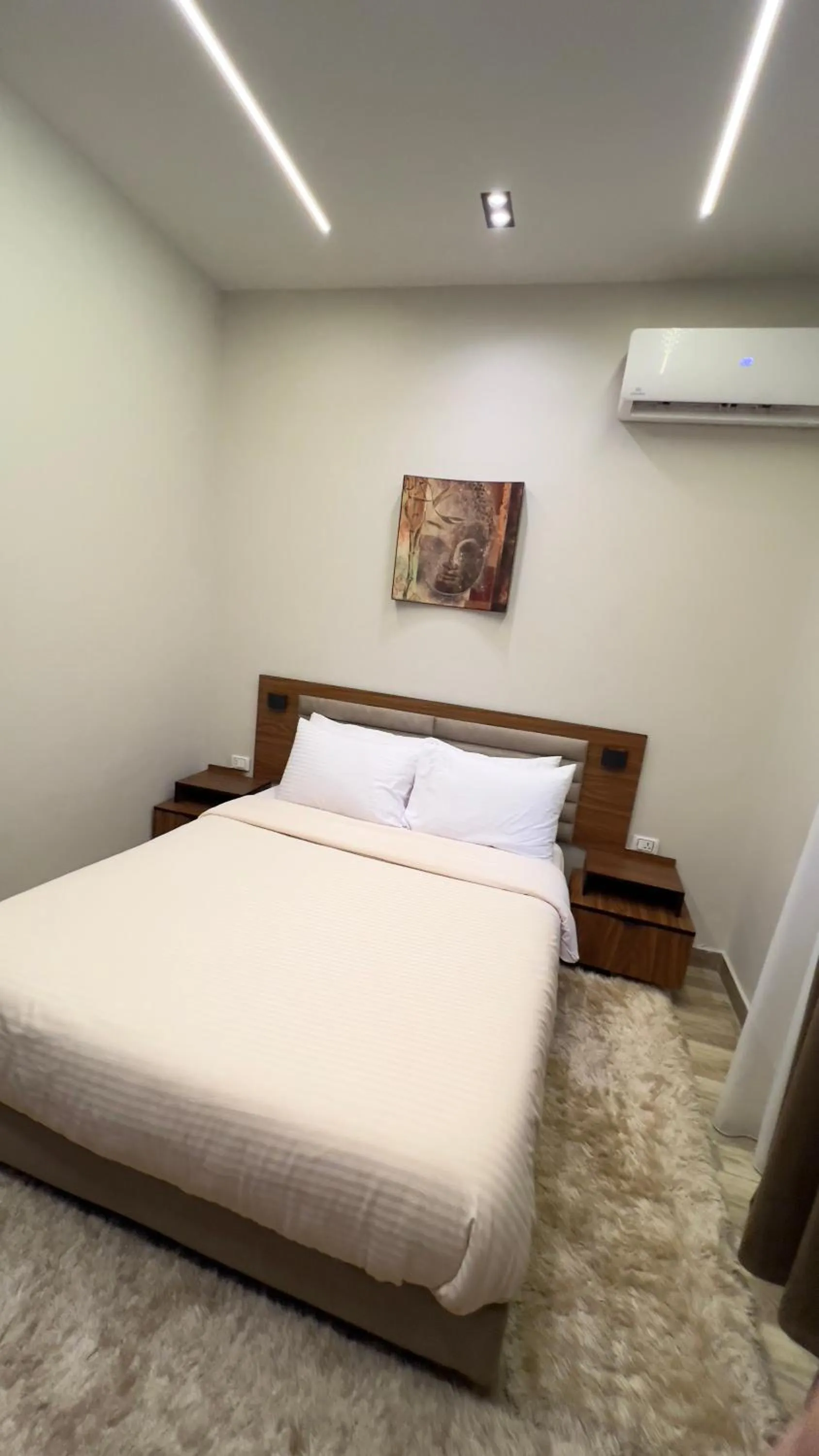 Bed in Italia Hotel Cairo