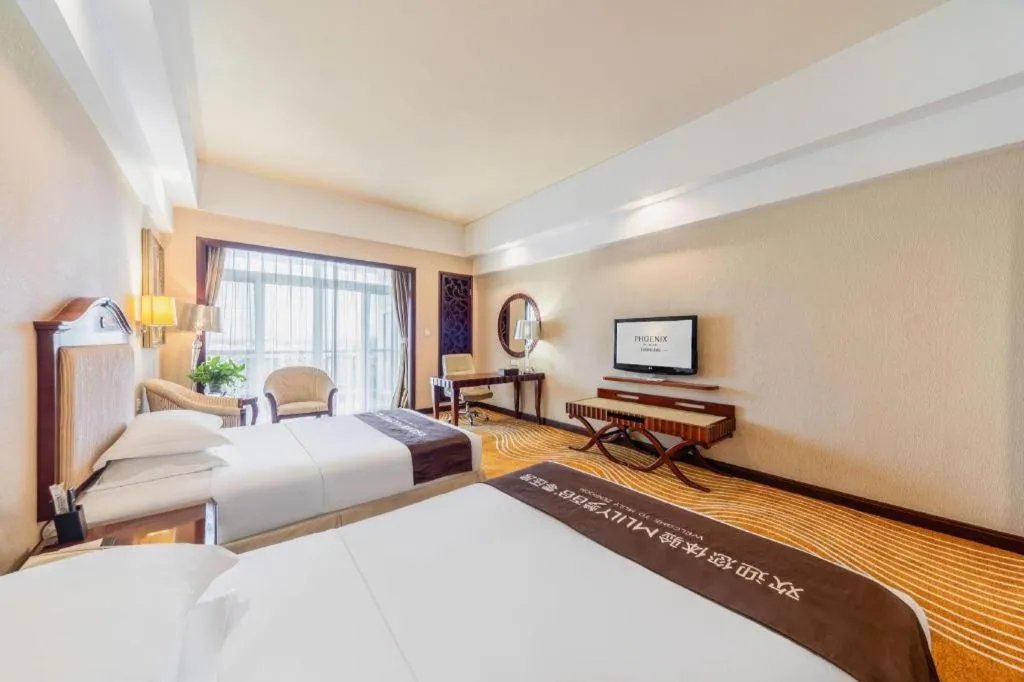 Bed in Country Garden Phoenix Hotel Chaohu