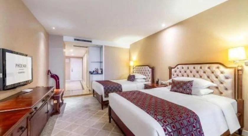 Bed in Country Garden Phoenix Hotel Chaohu