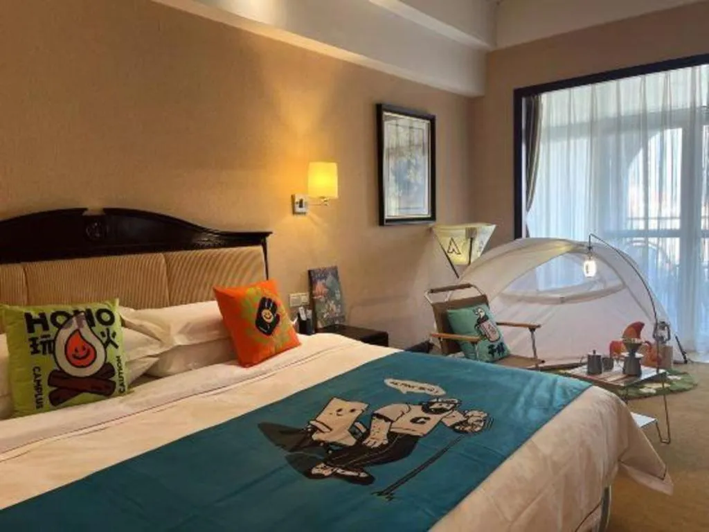 Bed in Country Garden Phoenix Hotel Chaohu