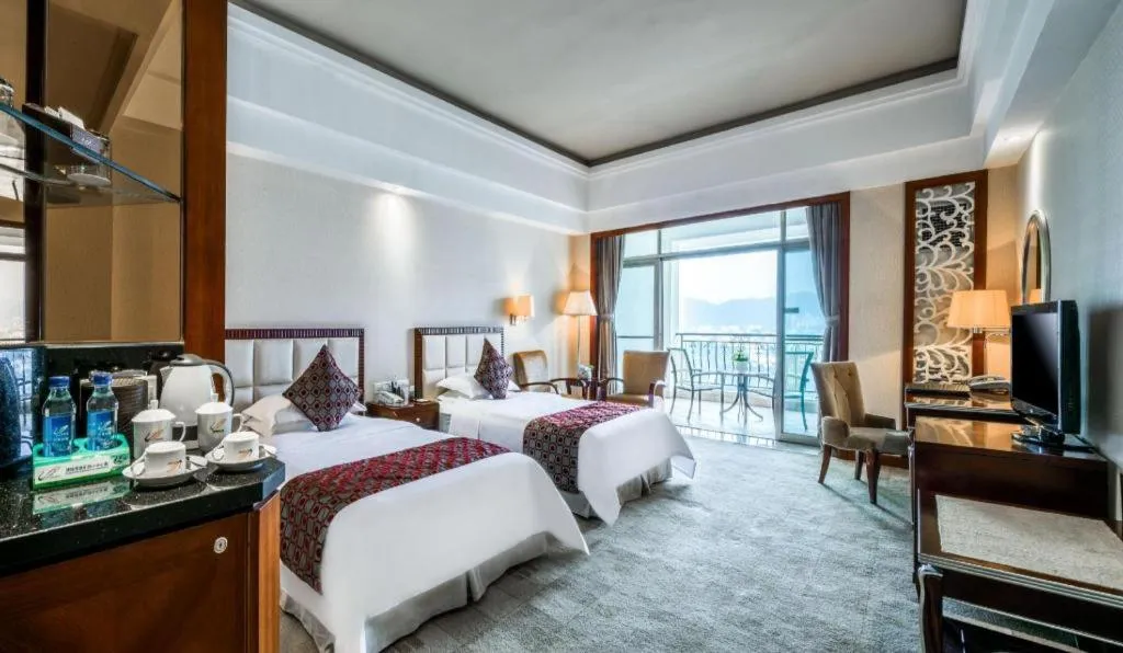 Bed in Country Garden Phoenix Hotel Chaohu