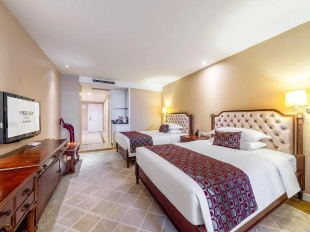 Bed in Country Garden Phoenix Hotel Chaohu