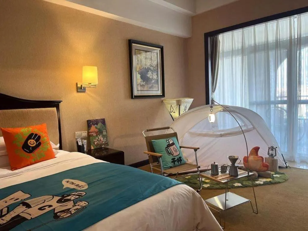 Bed in Country Garden Phoenix Hotel Chaohu