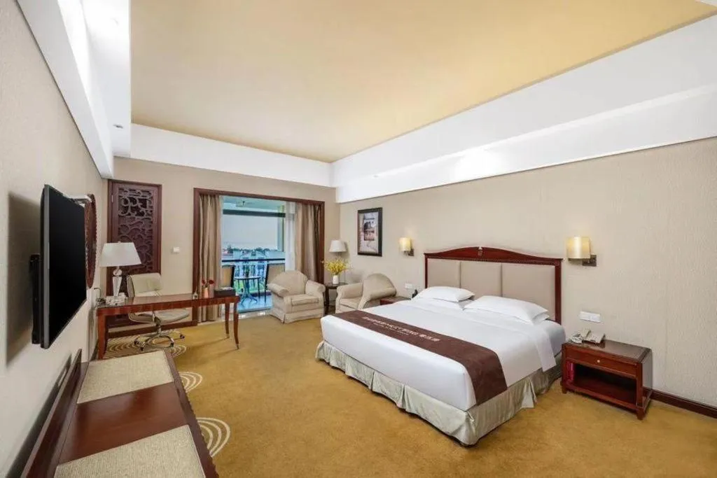 Bed in Country Garden Phoenix Hotel Chaohu