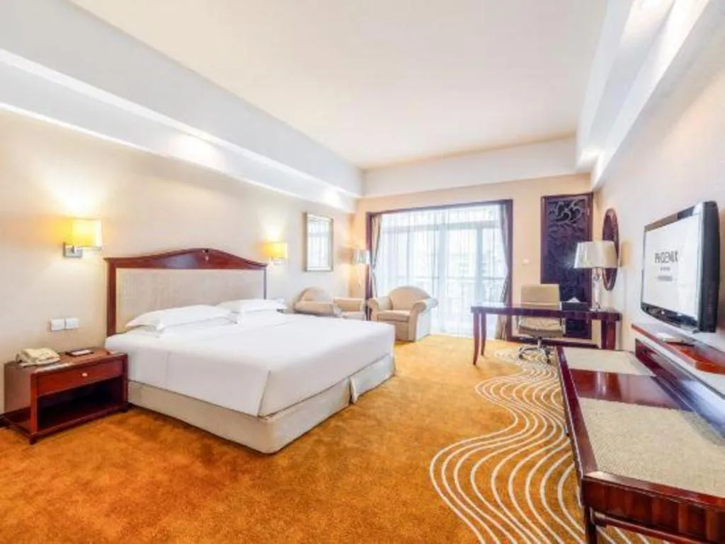 Bed in Country Garden Phoenix Hotel Chaohu