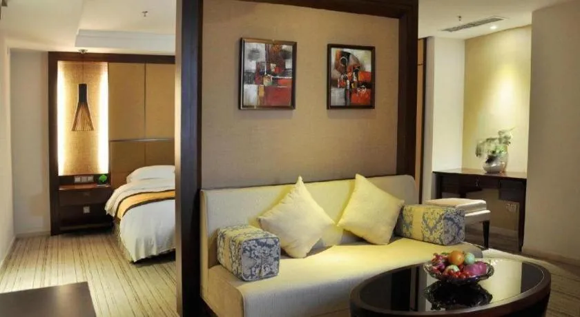 Bed in Haikou Conifer Garden Hotel