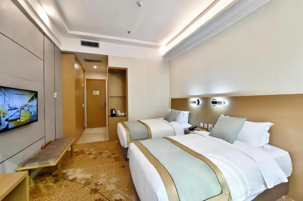 Bed in Langshan Hotel Shenzhen