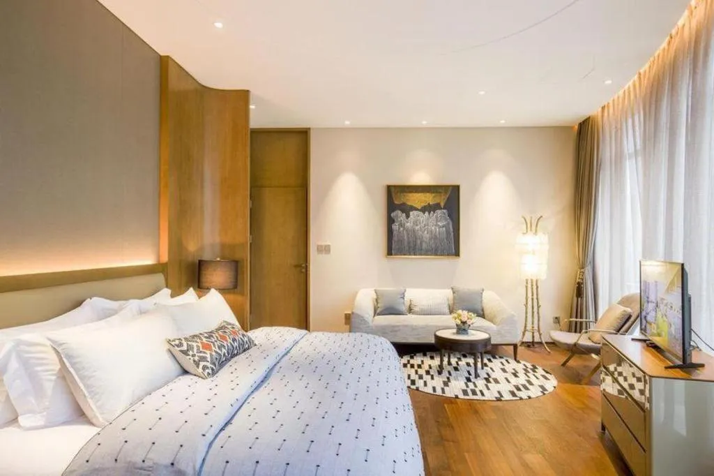 Bed in Langshan Hotel Shenzhen