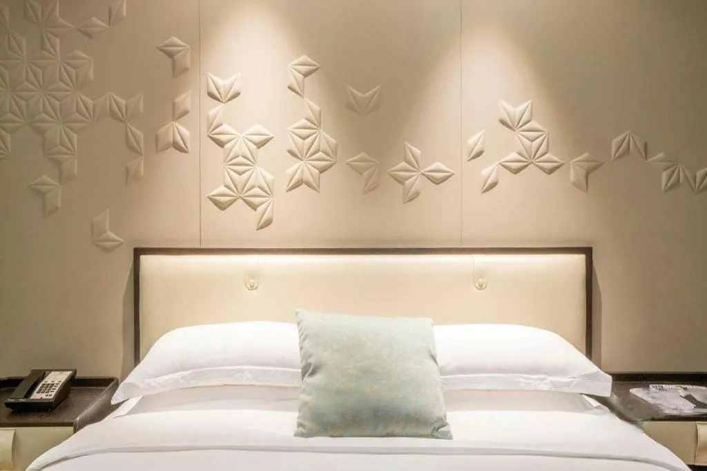 Bed in Langshan Hotel Shenzhen