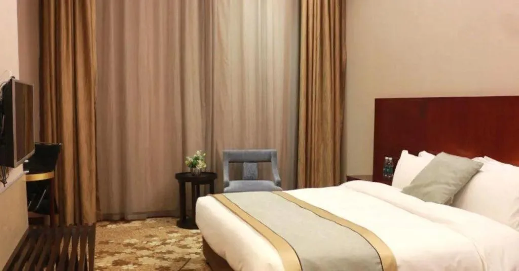 Bed in Langshan Hotel Shenzhen