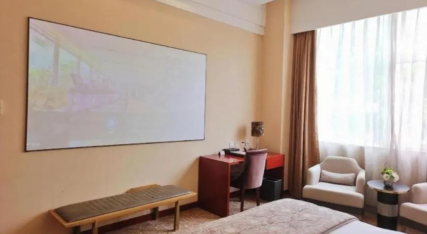 Bed in Langshan Hotel Shenzhen