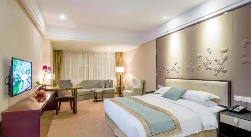 Bed in Langshan Hotel Shenzhen