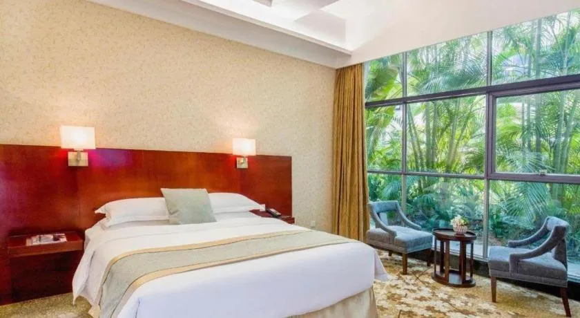 Bed in Langshan Hotel Shenzhen
