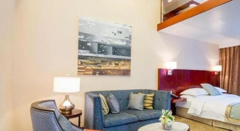 Bed in Langshan Hotel Shenzhen